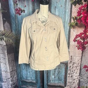 Westport 1962 tan jacket coat, size small, good condition